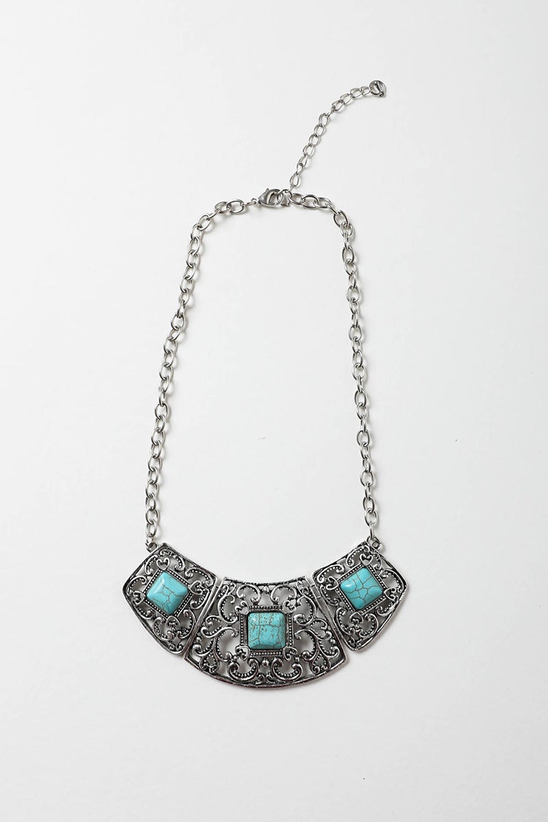 Turquoise Deco Necklace🩵